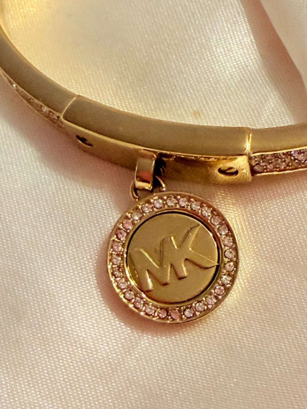 Michael Kors MK Logo Hinged Bracelet - Picture 4 of 4